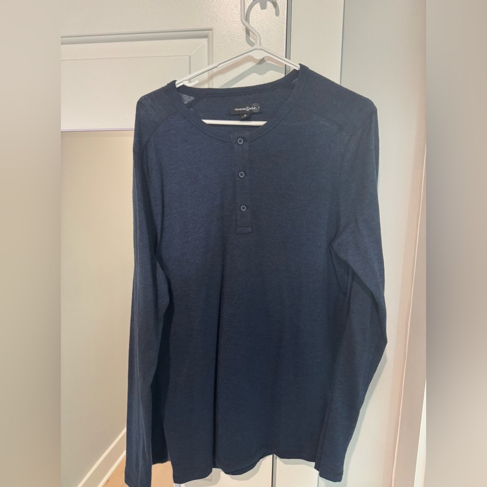 Treasure and bond long sleeve shirt